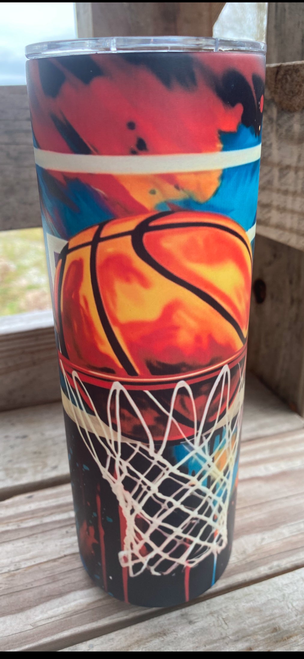 20oz basketball tumbler