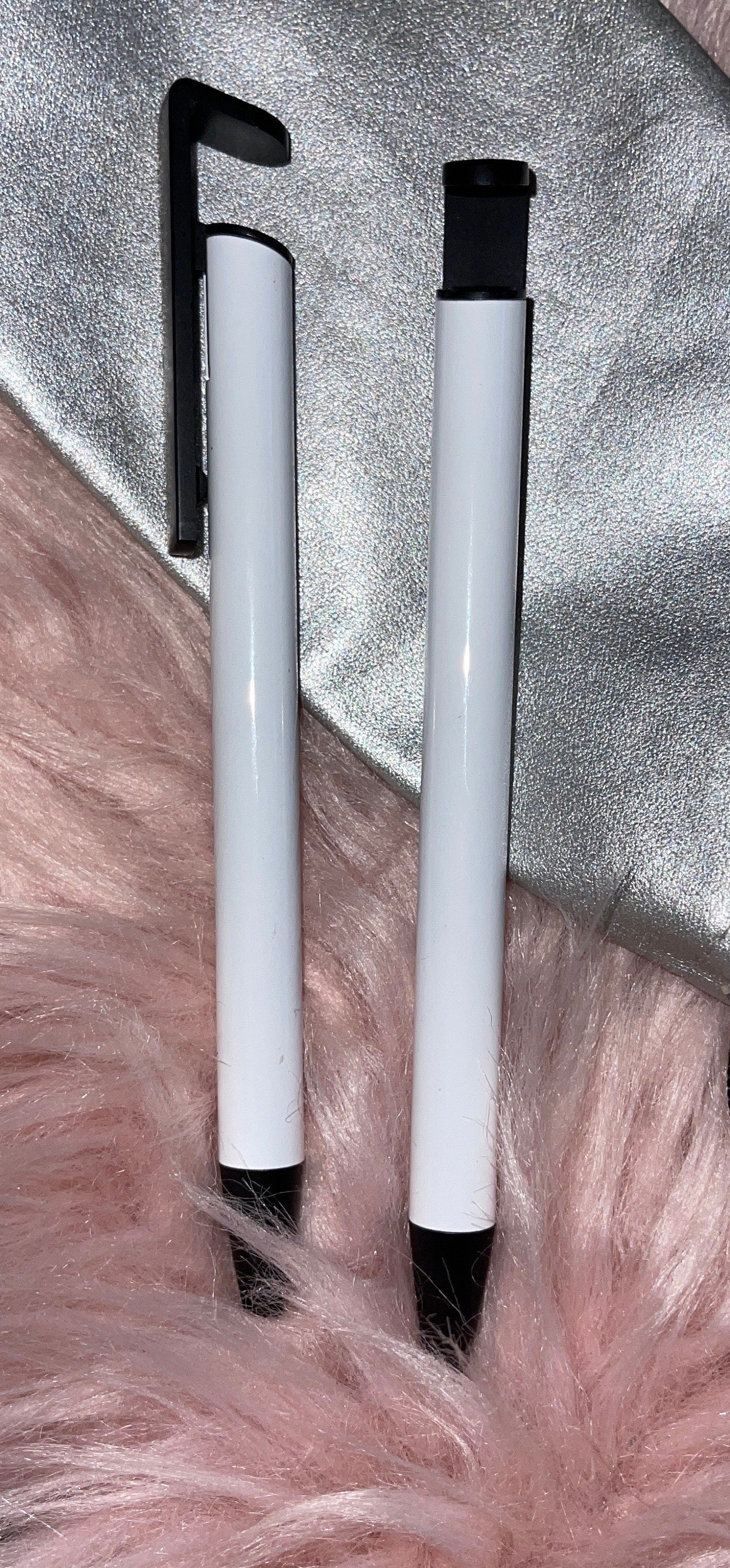 Blank sublimation pens/phone holder with shrink wrap/ballpoint pen/we can sublimate for you