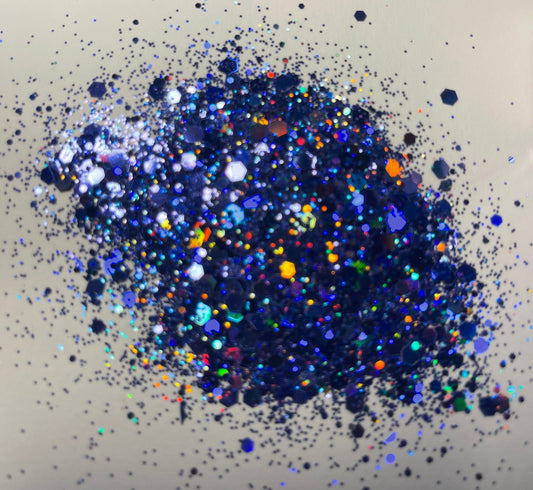 Happy Smacking Blue Chunky Multi Use Glitter in 1.5oz shaker or 1oz resealable bag/diy projects/epoxy(resin) sparkle/arts and crafts